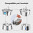 Folding replacement filter elements for pet water dispenser, view 3