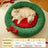 Festive Christmas cat bed with warm cotton filling, product image 6
