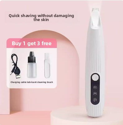 Mini Paw Hair Trimmer with LED Light, Battery or USB Rechargeable