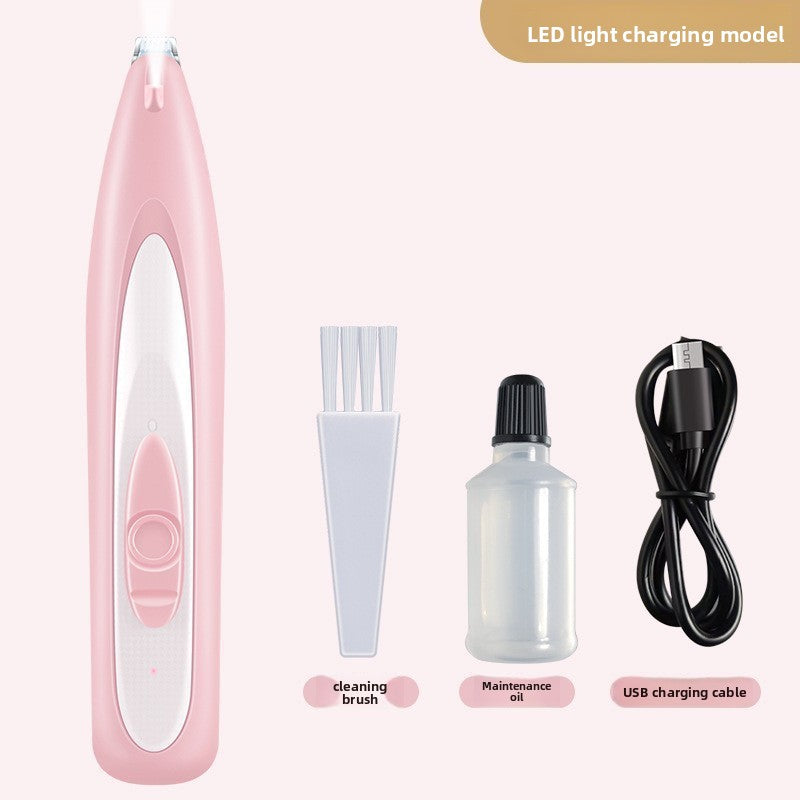 Waterproof Electric Paw and Ear Hair Clipper for Dogs, Quiet