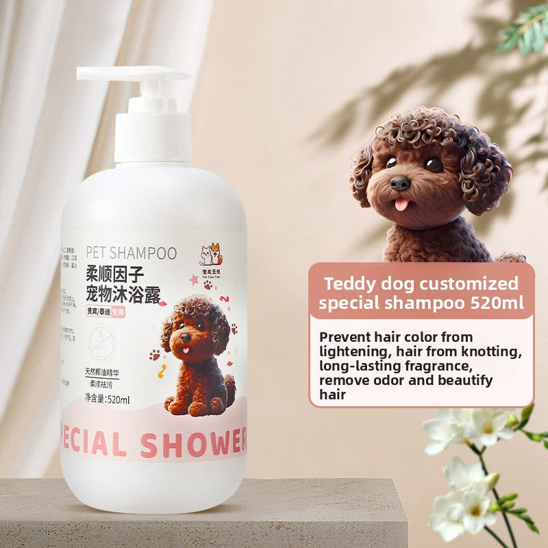 Deodorising Soothing Pet Shampoo for Dogs and Cats, 520ml
