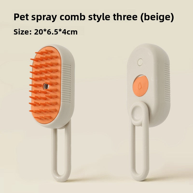 Cordless Steam Spray Comb for Dogs and Cats, USB Rechargeable