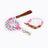 Braided cotton rope dog lead or collar in 25 colour options