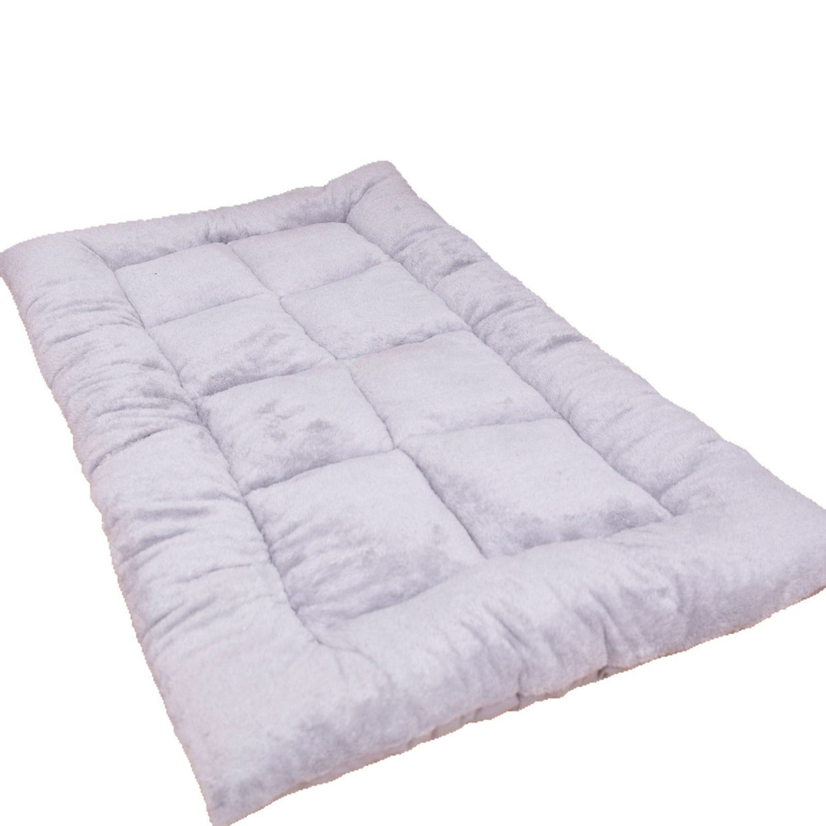Reversible plush pet bed mat for dogs and cats, product detail photo