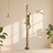 Wooden wall-mounted cat climbing platform with jute rope, photo 2