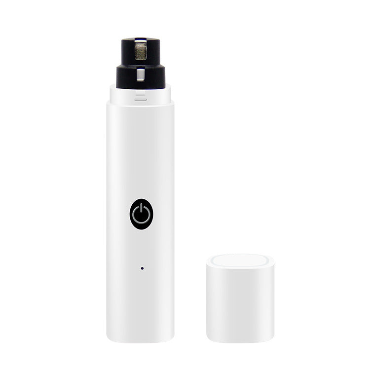 Mini LED Pet Nail Grinder, USB Quiet Claw Polisher for Small Pets