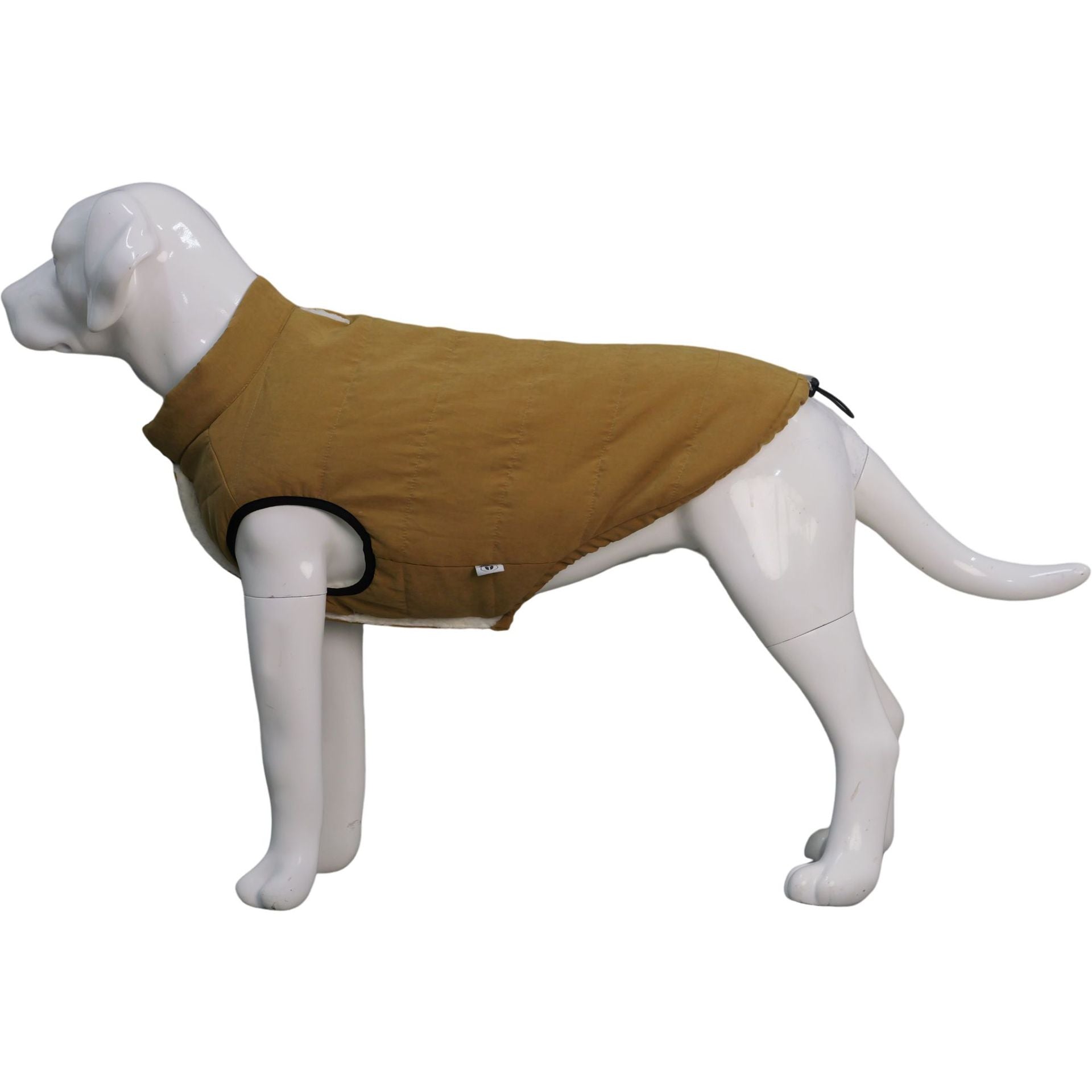 Waterproof fleece lined dog vest with snap buttons, product image 19