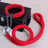 Nylon dog lead with ergonomic grip in 12 colour options