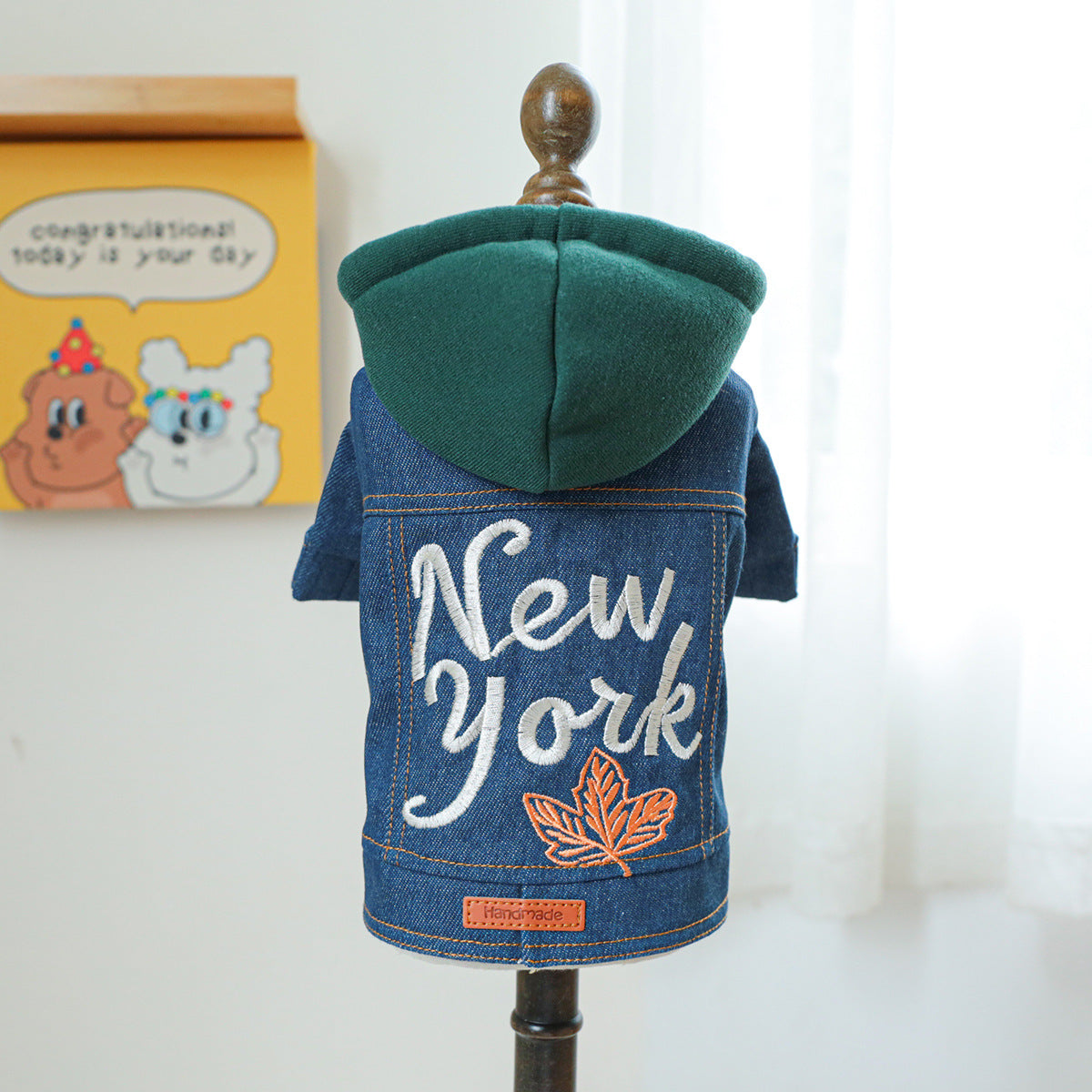 Denim jacket for small dogs and cats, available in 15 colours, image 13