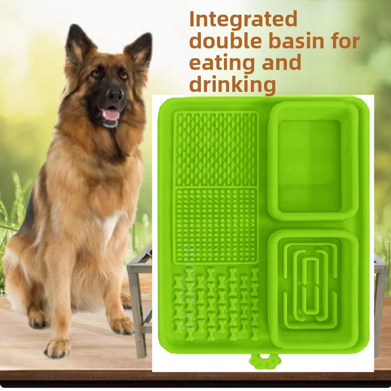 Silicone slow feeder lick mat for dogs, main product photo
