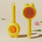 Bunny Ear Self-Cleaning Slicker Brush for Cats and Dogs, Massage