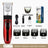 Cordless Pet Hair Trimmer, 6500 RPM with Comb and Scissor Options