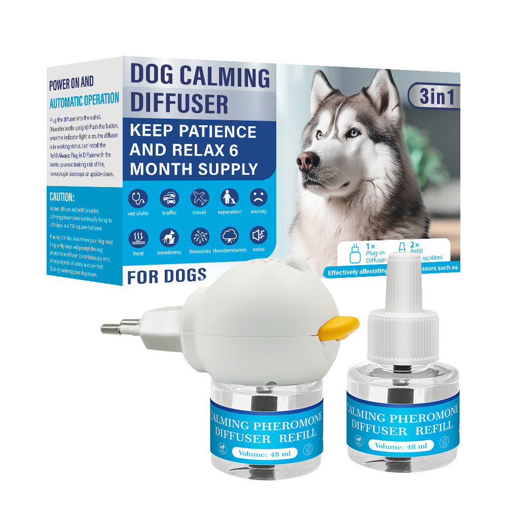 Calming Pheromone Diffuser Starter Set with Refills, UK Plug