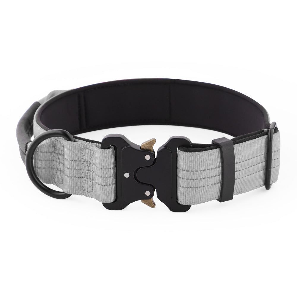 Tactical nylon dog collar with control handle, product image 11