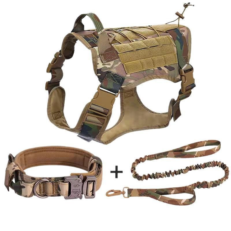Tactical nylon dog harness for medium and large dogs, main product photo