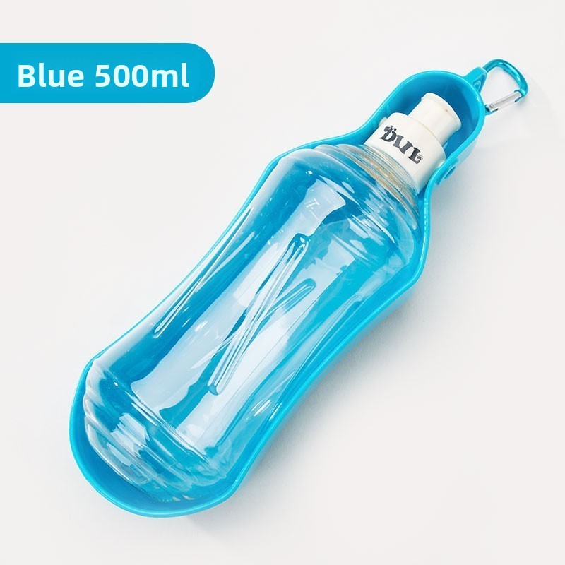 Portable Leak-Proof Pet Water Bottle with Drinking Cup for Dogs on Walks