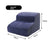 Navy Blue 2 step foam dog stairs measuring 53 x 38 x 23cm