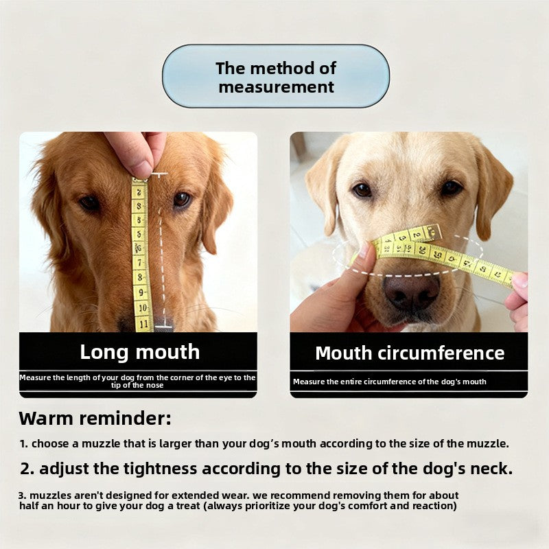 Adjustable duckbill dog muzzle in breathable plastic for small dogs, view 3