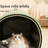Grey enclosed pet house tent with door curtain, view 4