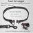 Hands free reflective dog running lead with waist bag in black