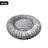 Round Plush Calming Bed for Dogs, Cats and Rabbits, 40-120cm