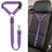 Adjustable nylon pet tether lead, close-up detail view