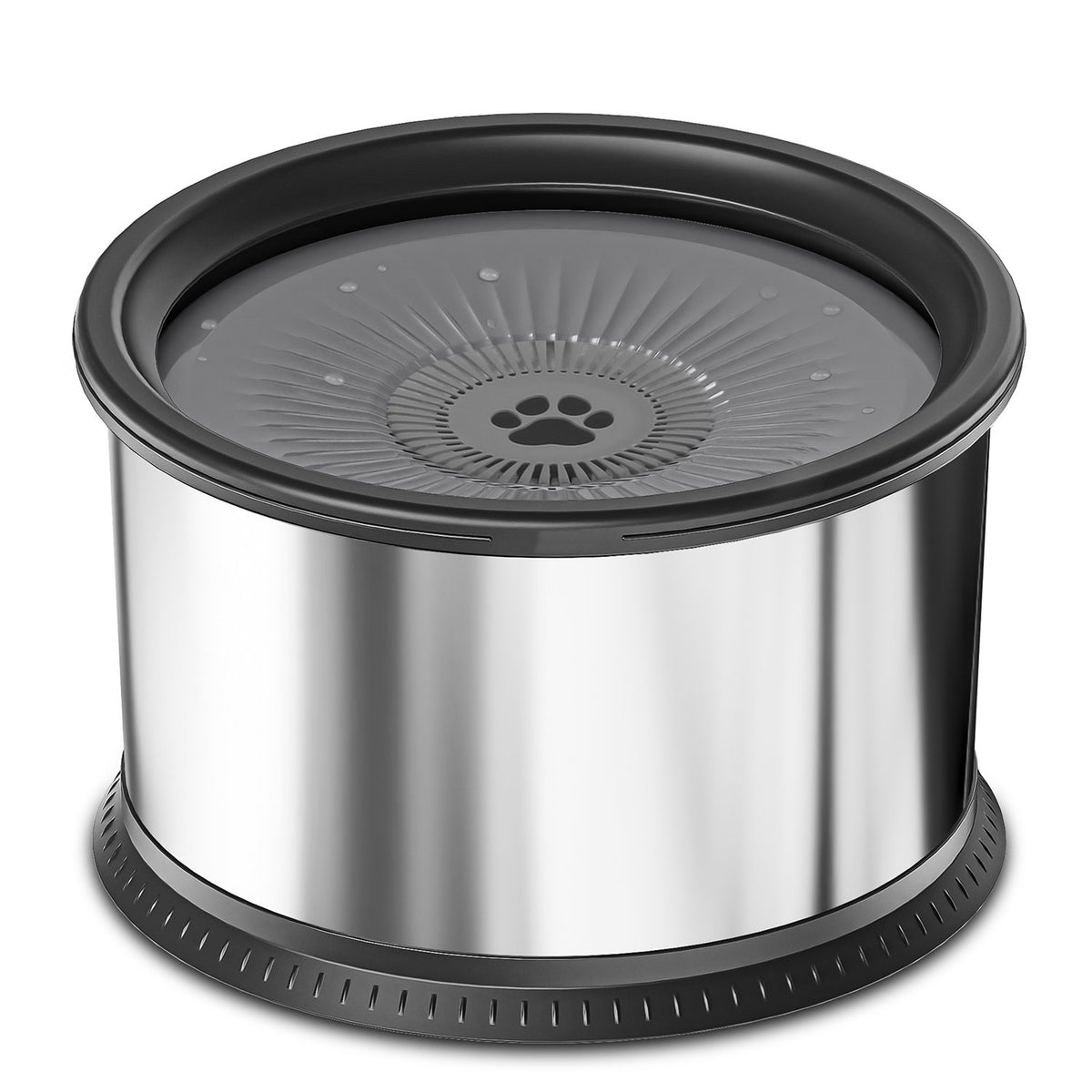 Stainless Steel Floating Pet Bowl in 2.5L, 3.5L and 4.5L Sizes for Dogs and Cats