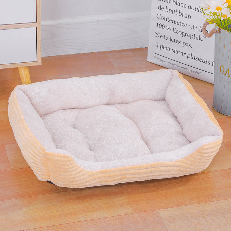 All-season pet bed with blanket and toy bone for cats and dogs, photo 29