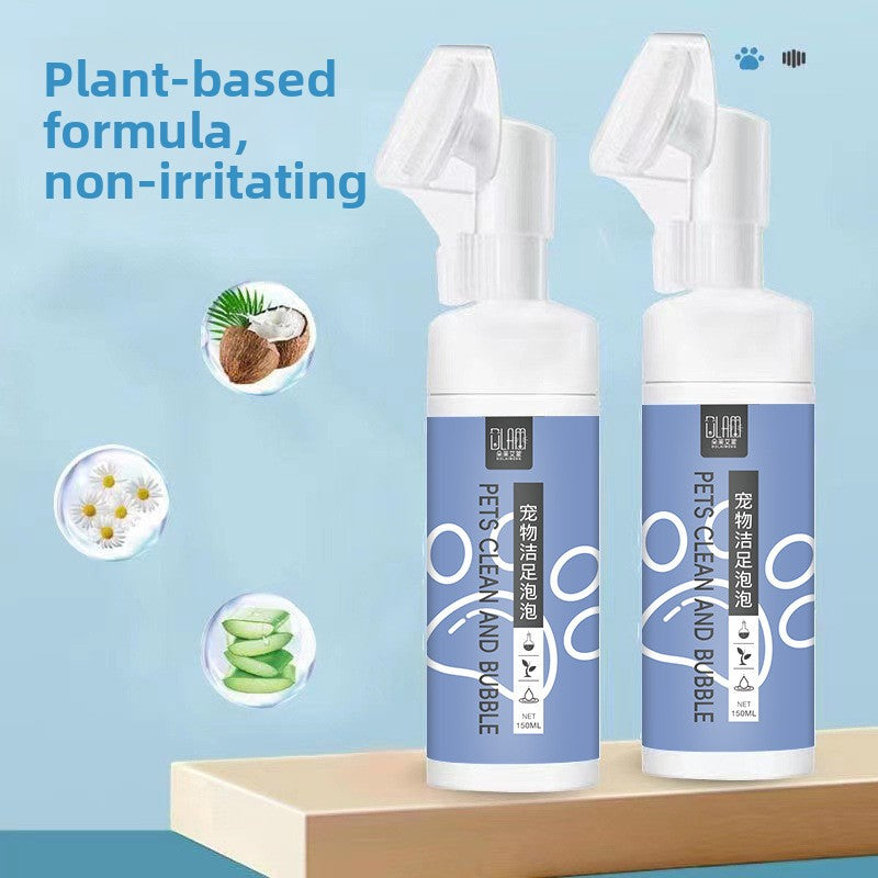 Moisturising Foam Paw Cleanser for Dogs and Cats, Water-Free