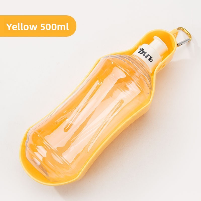 Portable Leak-Proof Pet Water Bottle with Drinking Cup for Dogs on Walks