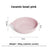 Ceramic Pet Bowl with Elevated Stand for Cats and Dogs in Four Colours
