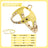 PU leather small dog harness and lead set, 3 sizes available