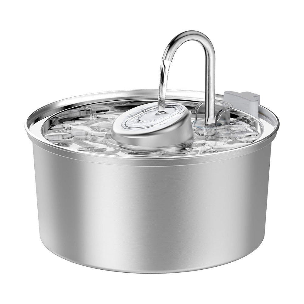 Automatic Stainless Steel Pet Water Dispenser with Multiple Outlet Options