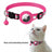 Slim polyester cat collar with bell and AirTag holder, tag not included, product image 14