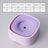 Splash-Proof Floating Dog Water Bowl with Anti-Spill Structure for Small to Medium Dogs