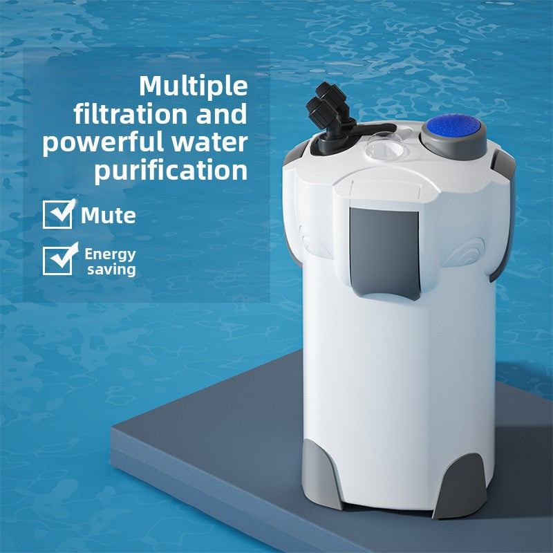 External Aquarium Filter Canister with Pump