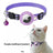 Slim polyester cat collar with bell and AirTag holder, tag not included, product image 10