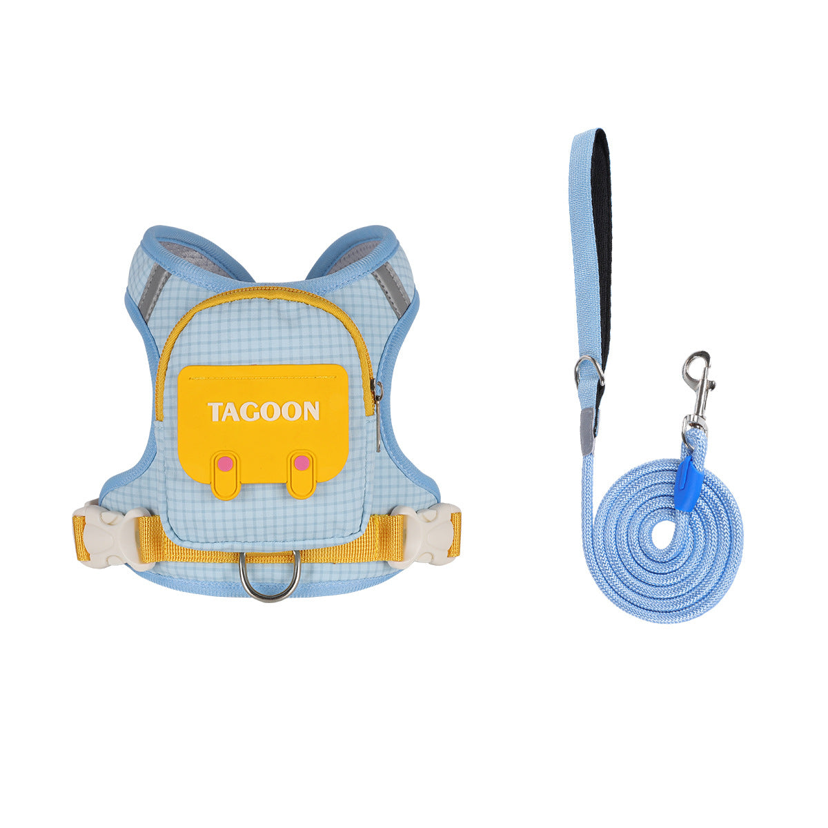 Dog harness with mini backpack and lead, product image 15