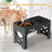 Adjustable Height Stainless Steel Dog Bowl with Floating Slow Feeder