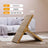 L-shape corrugated cardboard cat scratching board with lounger, photo 12
