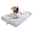 Washable Plush Dog Crate Bed for Medium Dogs, Soft Pet Mat 89 x 58 cm