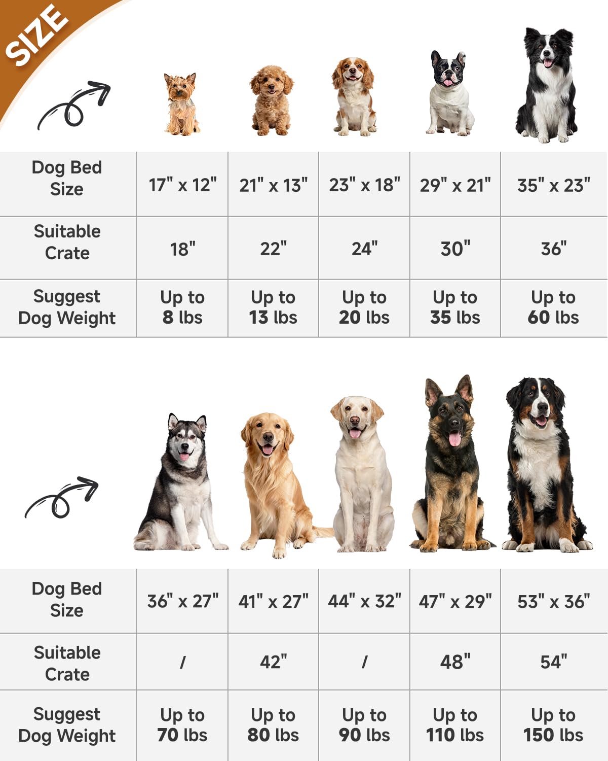 Washable Plush Dog Crate Bed for Medium Dogs, Soft Pet Mat 89 x 58 cm