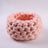 Soft velvet hand-woven round knot pet bed, detail photo 43