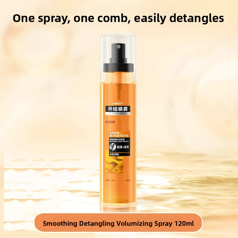 Anti-Static Pet Detangling Spray for Smooth Tangle-Free Coats