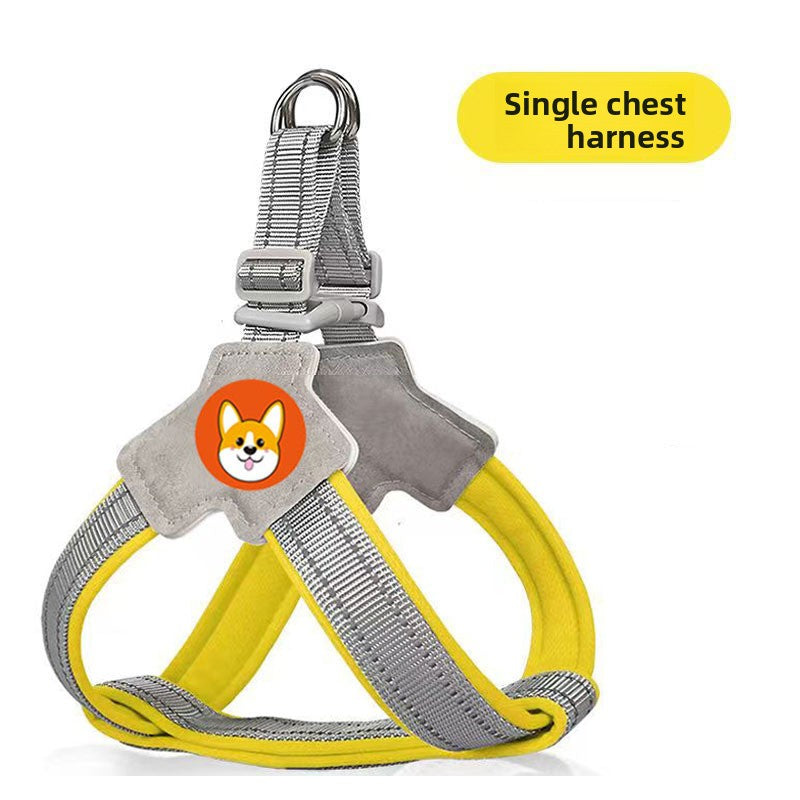 Reflective vest dog harness, ideal for everyday use