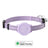 Reflective Bluetooth tracker collar for cats and small dogs in Black Dual System, front view