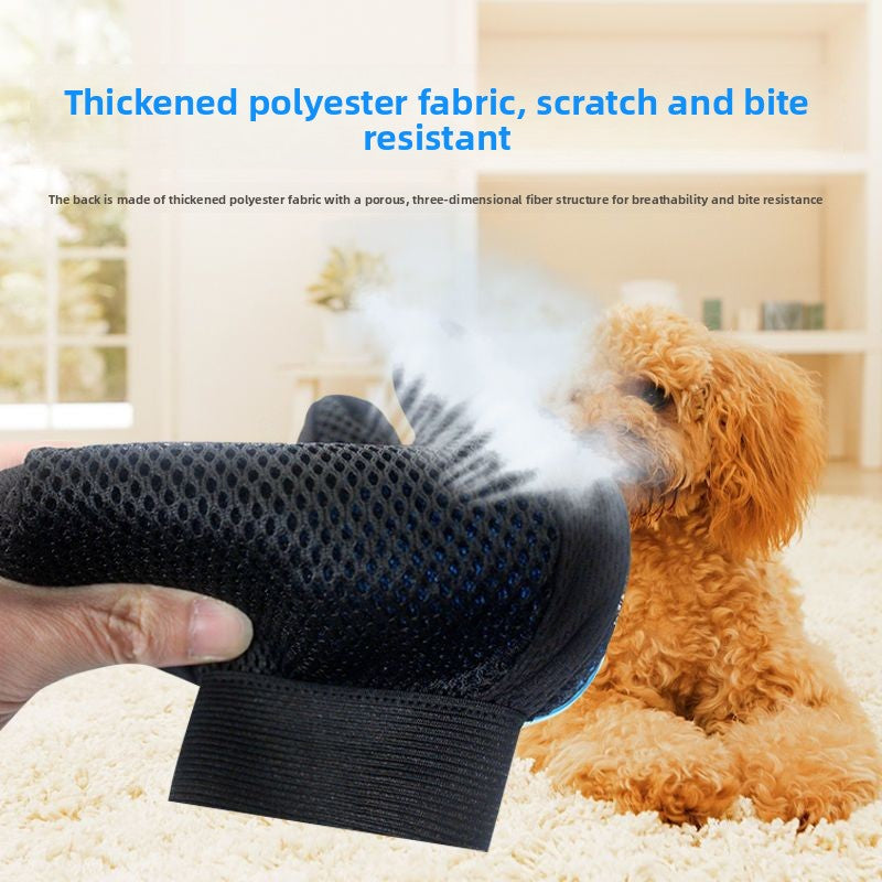 Cat Grooming Glove Brush, Gentle Deshedding Massage Mitt
