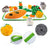 Rabbit foraging mat with hidden carrot toys for small pets, view 1