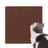 Anti-scratch cat sofa protector pad in Dark Brown, size 60 x 60cm