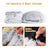 Navy and white striped foldable plush cat tunnel nest, view 4